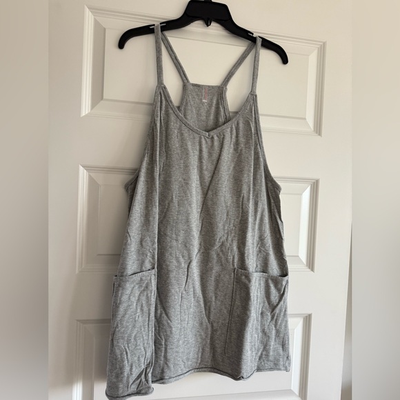 NEW Hot Shot Mini Dress Large Heather Grey - Picture 7 of 14